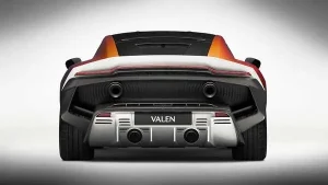 Aston Martin Valen’in arka profil görünümü
